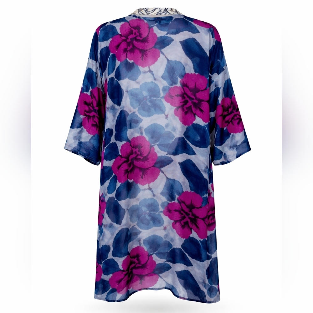NWT Soft Surroundings Embellished Nautical Duster Coverup | OS Fits Upto 2X - Picture 3 of 15